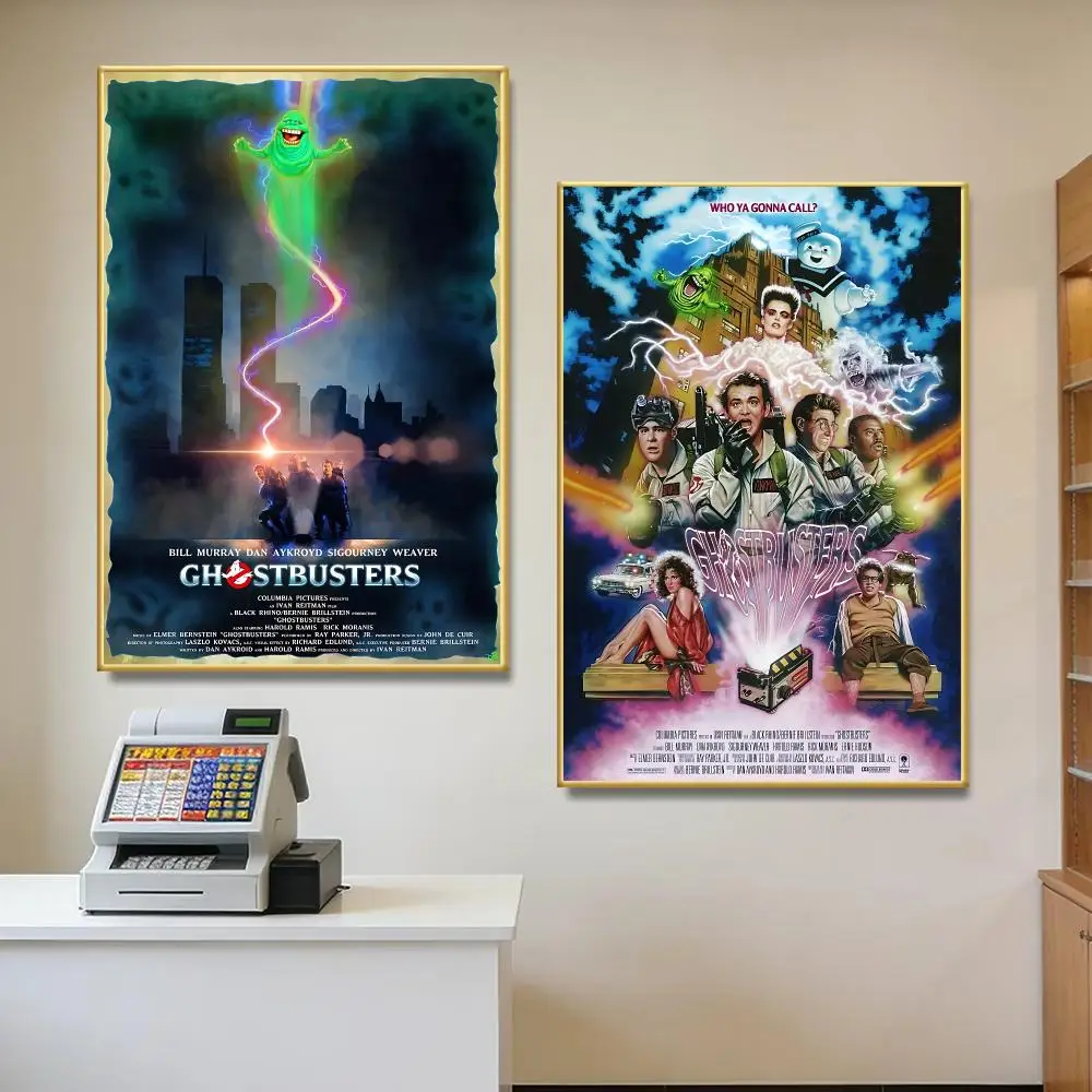Cool Movie G-Ghostbusters Painting Calligraphy HD Canvas Art Print Wall Decor for Bars Coffee Shops Clubs Rooms