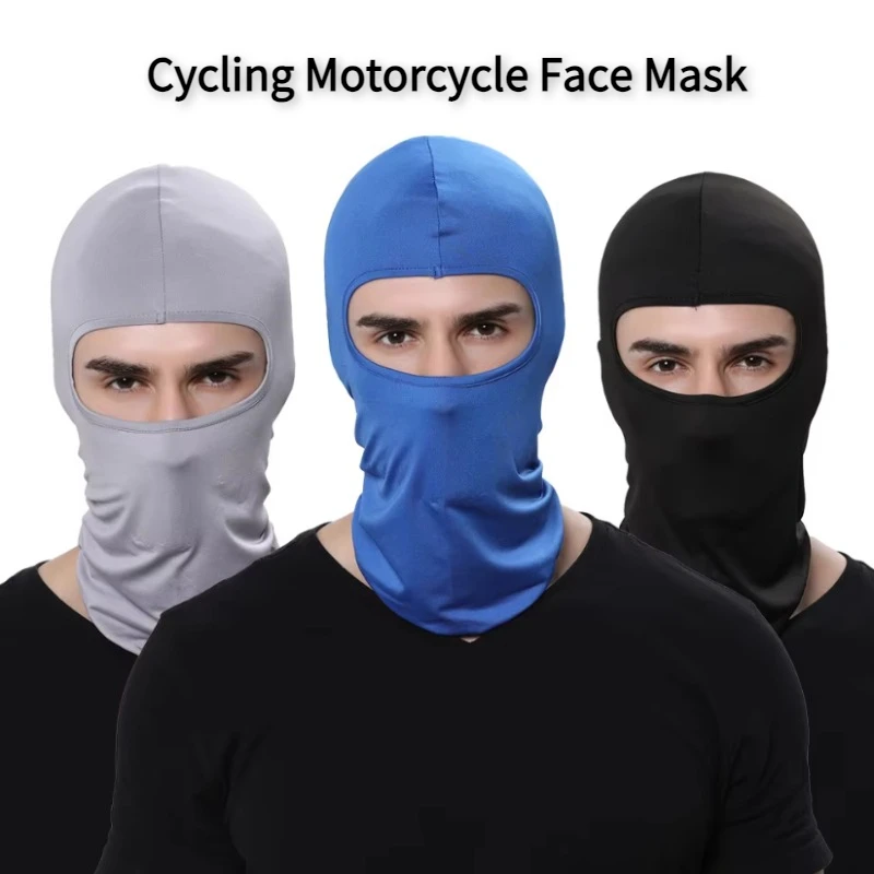 Cycling Motorcycle Balaclava Full Face Mask Hiking Cycling Camping Hunting Airsoft Cap Bike Head Cover Summer Men Women Ski Mask