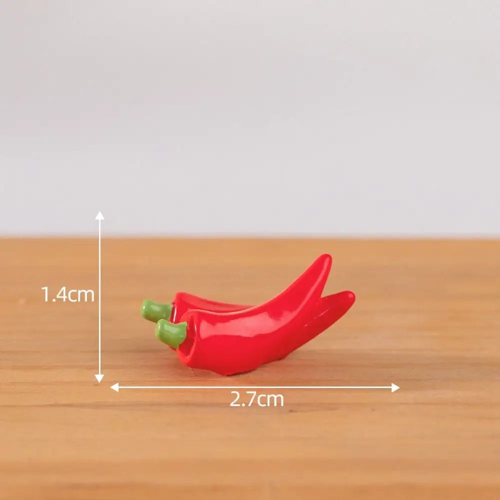 Cute Vegetable Figurines Miniatures Resin Crafts Handicrafts Simulation Vegetable Basket Mini DIY Vegetable Model