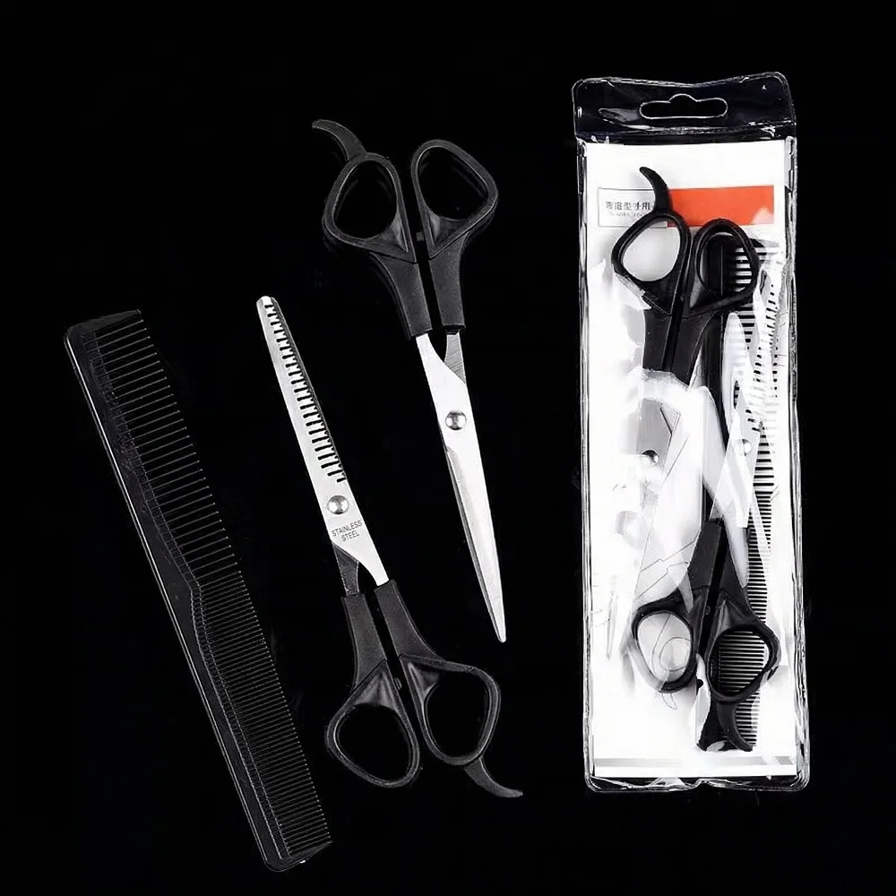 Professional Hair Cutting Scissors Set, Household Seamless Thinning Shears, Bangs Trimming Hairdressing Tool C2612