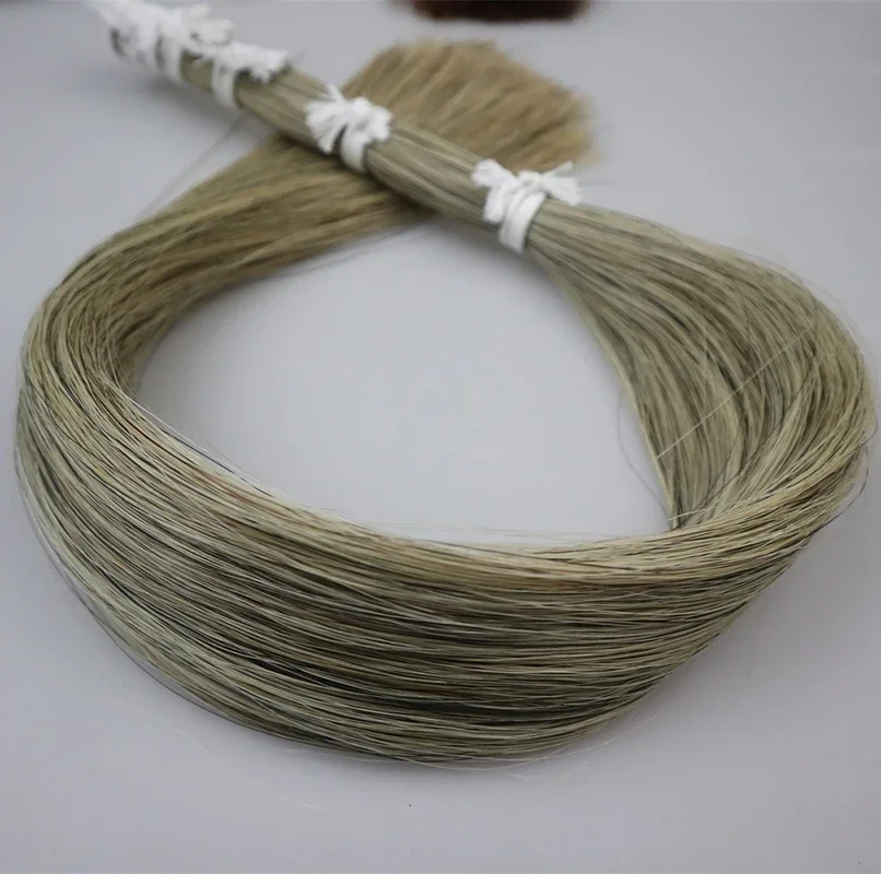 Horse Hair for Cello, Double Bass, Violin Bow Hair, 82-85cm, DIY, HORSE TAIL Extension, 500g, White, Black, Brown, Gray，new