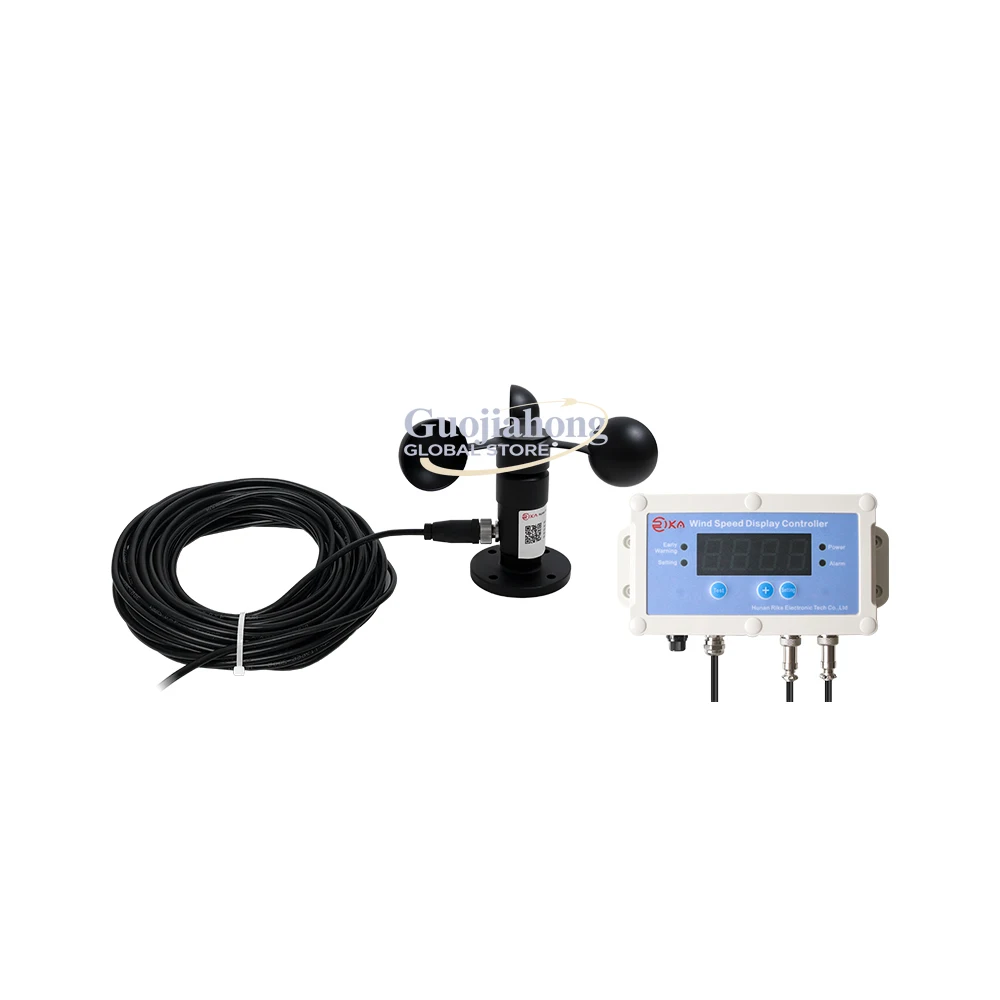 RIKA RK150-01 Relay Alarm Output Wireless Wind Speed Anemometers Alarm System
