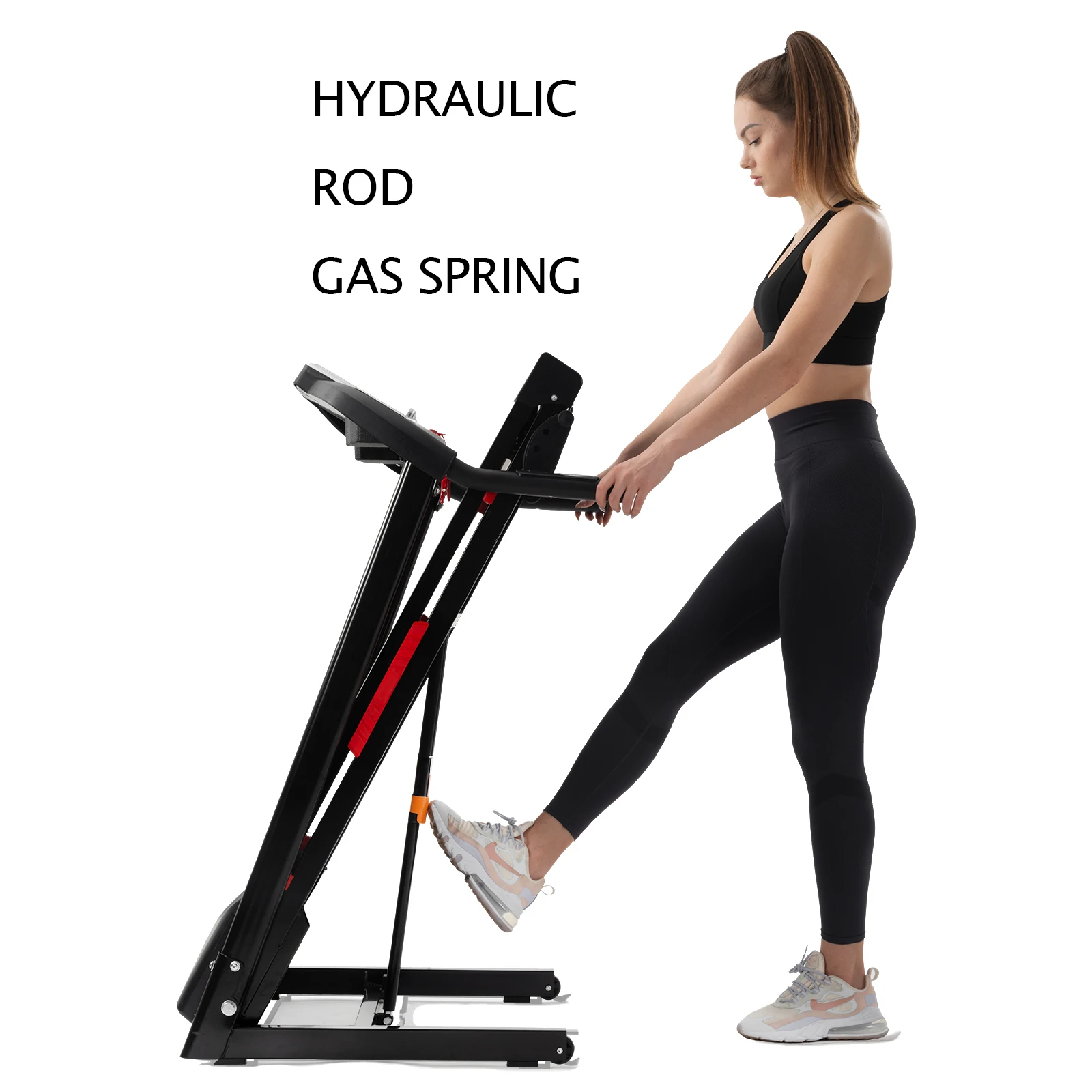 Well-built Foldable Treadmill, 2.5HP Motor, Auto Incline, LED Display, Portable Home Fitness Gear