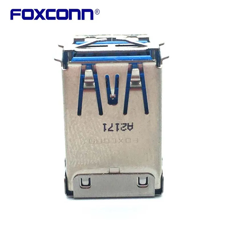 Foxconn UEA1112C-8HD1-4F Dubbeldeks Flanger Met Granaatscherven USB3.0 Originele Connector