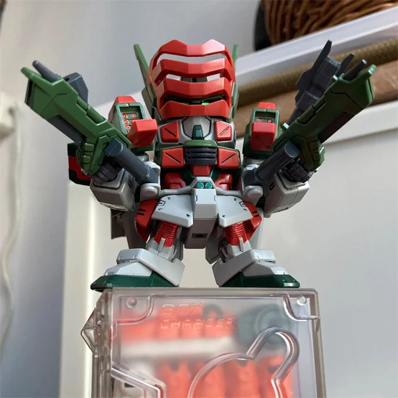 Bandai Model Bb Warrior 294 Verde Buster Gundam Diy Geassembleerd Speelgoed Beweegbare Robot Figuur Cool Verjaardagscadeau Voor Vriendje