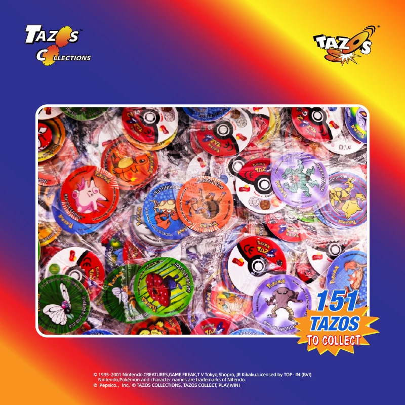 TAZOS ®   COLECCIÓNS MATU TAZOS Pokemon 1,2,3 Set y TAZOS 3D Set completo/completo 151/72/50PCS【Edición original de España y Grecia】