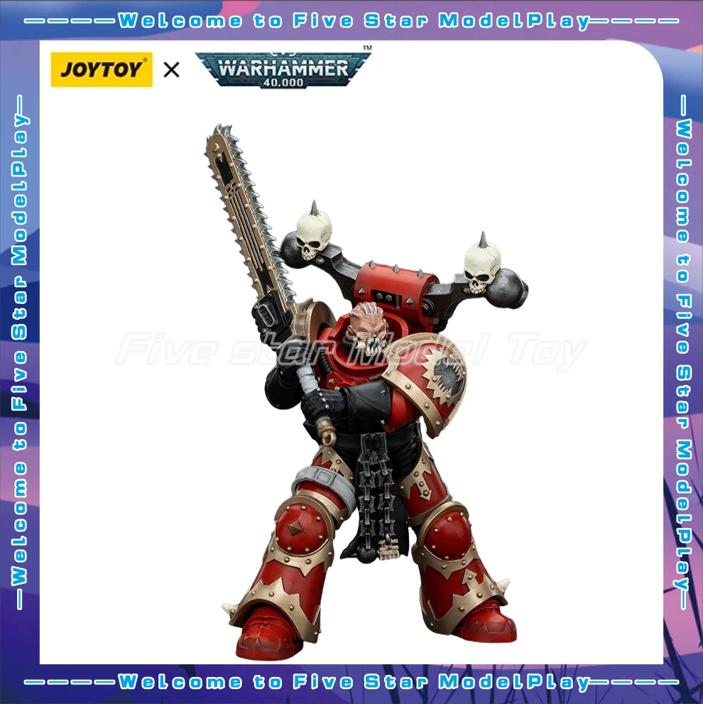 

【FS】JOYTOY Warhammer 40K World Eaters Khorne Berzerker 1/18 Action Figures Anime Models Toys Gifts Collection