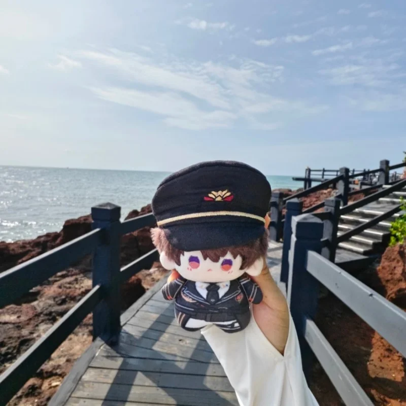 

10cm Love And Deep Space Summer With Day Print Flower Body Cute Doll Cotton Doll Hat Detachable Collection Doll Toy Gift