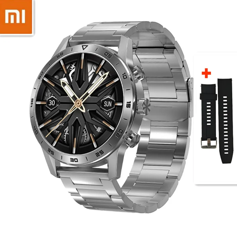 Xiaomi DT70 Smart Watch Men IP68 Waterproof Smartwatch Stainless Steel Sport Wrist Watch ECG Monitor Fitness Bracelet for Androi