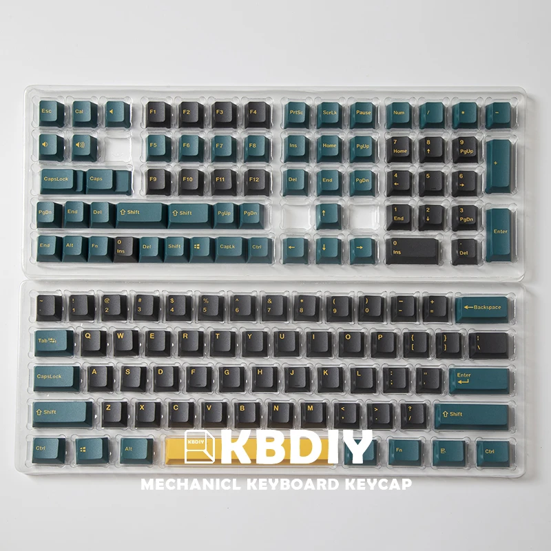 KBDiy 136 schlüssel/Set Mars Grün OEM PBT Tastenkappen Profil Grün Mechanische Tastatur Tastenkappen PBT für DIY Benutzerdefinierte für TM680 GK61