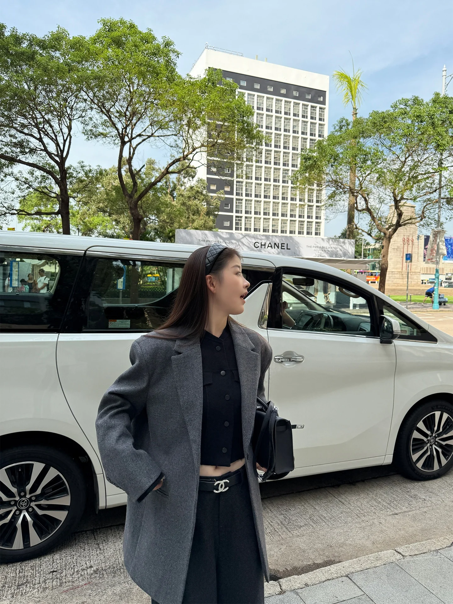 

Here Yaya op Retro Low-profile Cheered Woolen Coat for Art Students Casual Loose Fit Women's Faion Outerwear