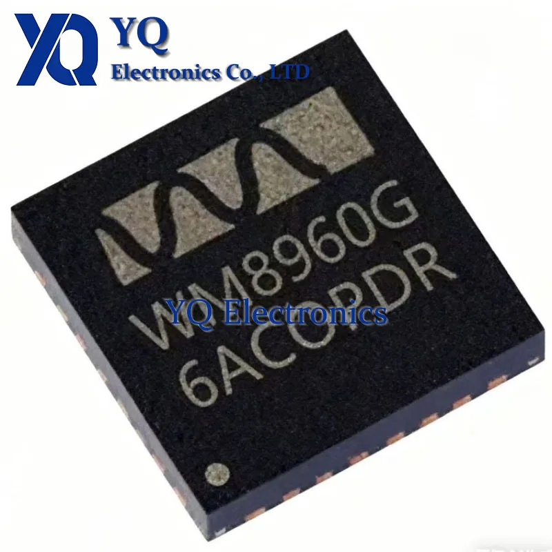 10PCS/lot New OriginaI WM8960GEFL WM8960G WM8960 QFN-32 Stereo Audio Decoder Chip IC