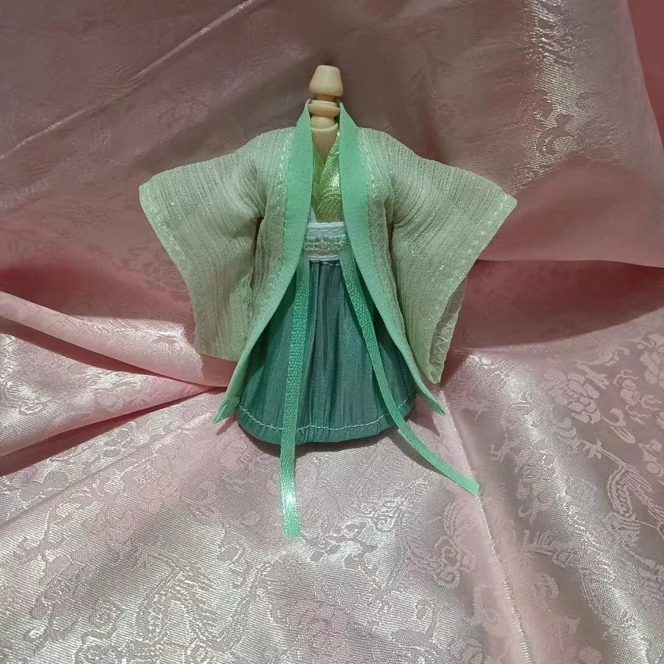 

OB11 costume skirt green martial arts clothes handmade custom doll clothes