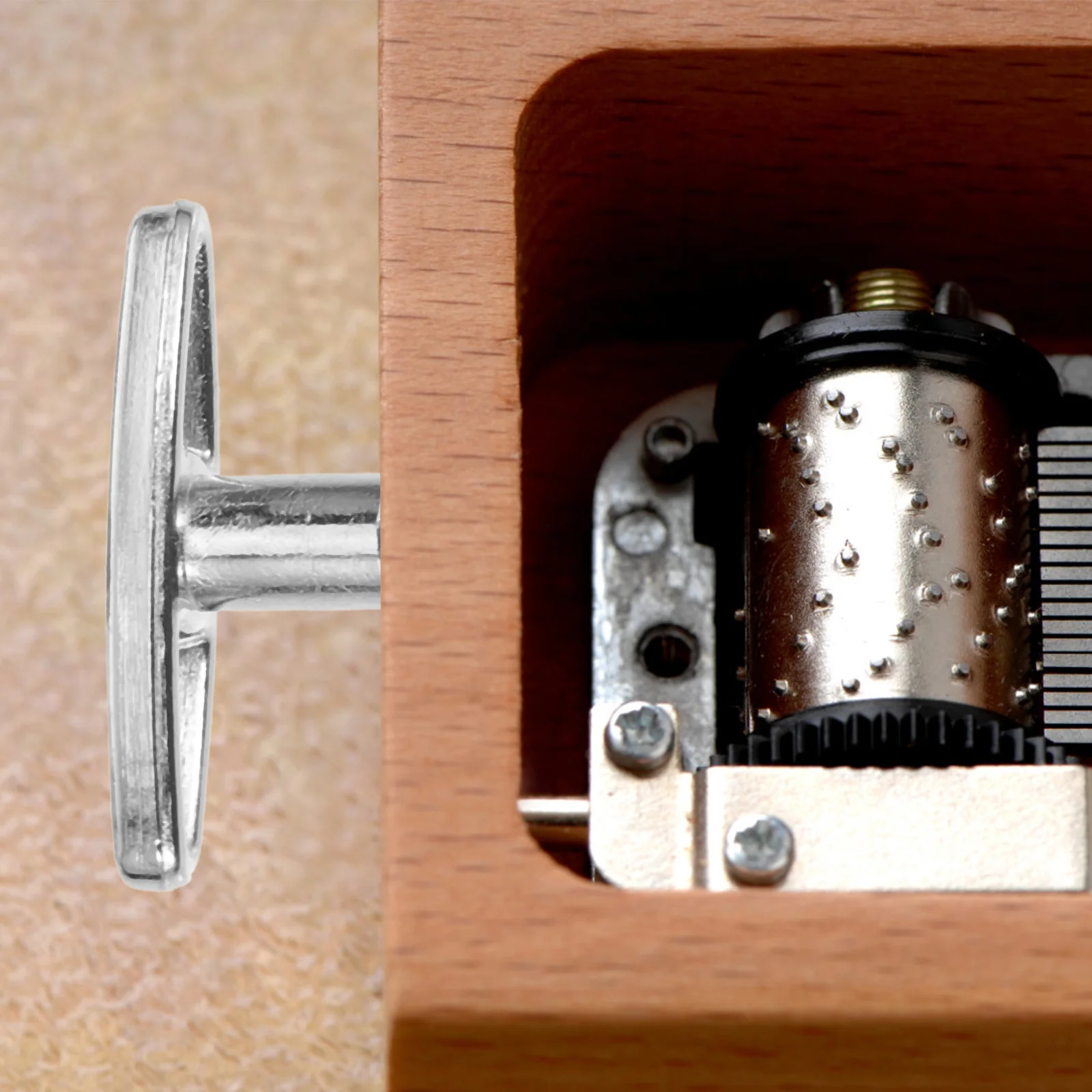 

8Pcs High Durability T Shape Winding Keys for Music Box Repairs and Crafts Winding Keys for Music Box Metal Winder