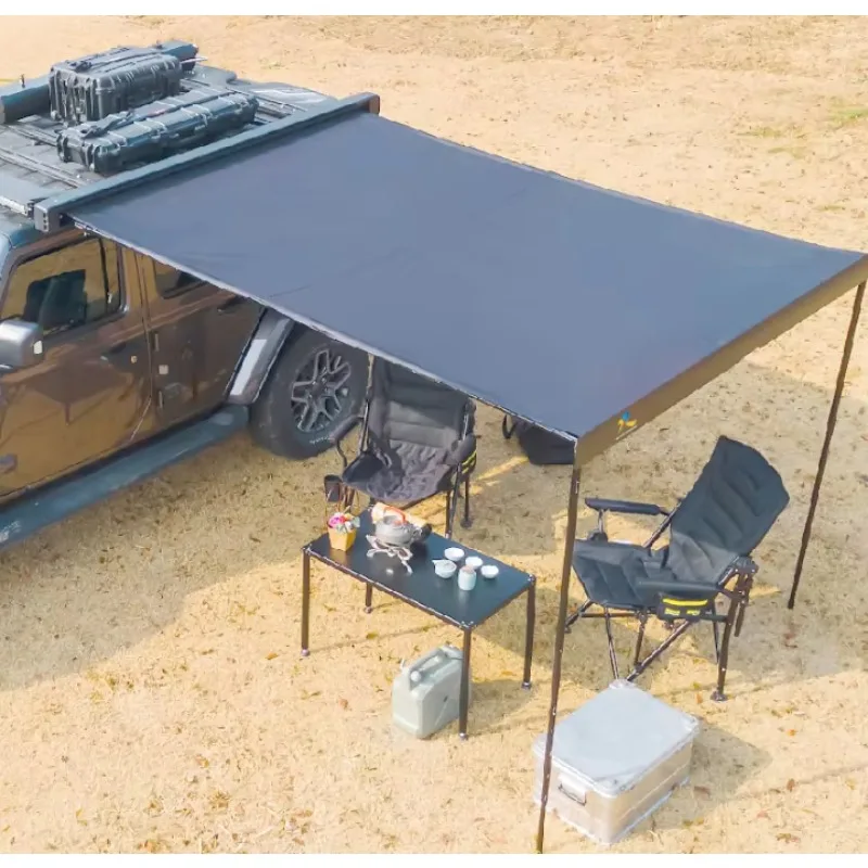 Factory Direct Sales Luxury Car-mounted Outdoor Camping Tent Suitable for ORV SUV Camping Shelter Car Side Shelter Awning