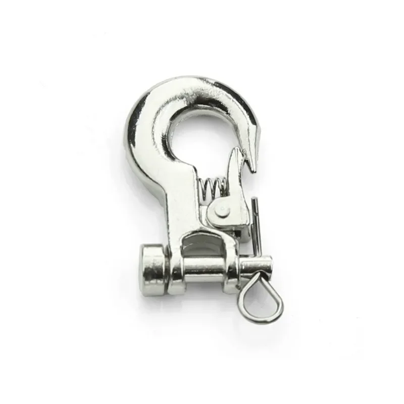 For 1/10 simulation climbing vehicle Axials SCX10 RC4WD TRX4D90 metal trailer hook winch hook accessories