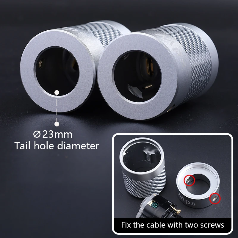 MPS ZEUS-WM HiFi hiend AC power weibliche kabel carbon faser Audio Stecker C-13männlich weiblich Power Verstärker AC Kabel Stecker