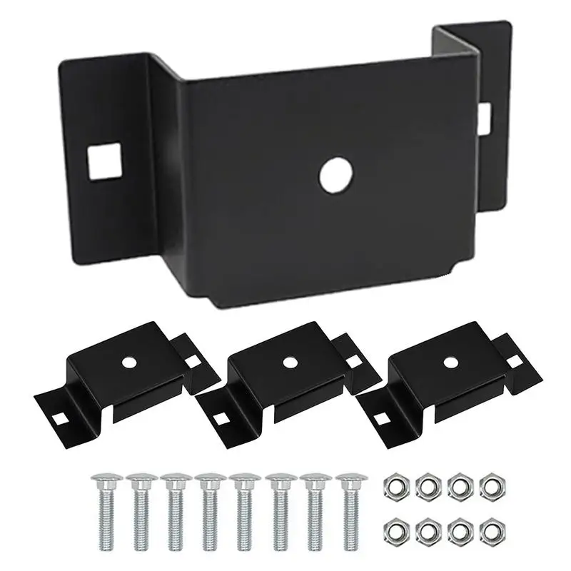 

Trailer Side Rails 2x4 Inches Stake Pockets For Trailers 4X Metal Rack Flatbed Truck Accessories For Transport Cargo RV Tractor