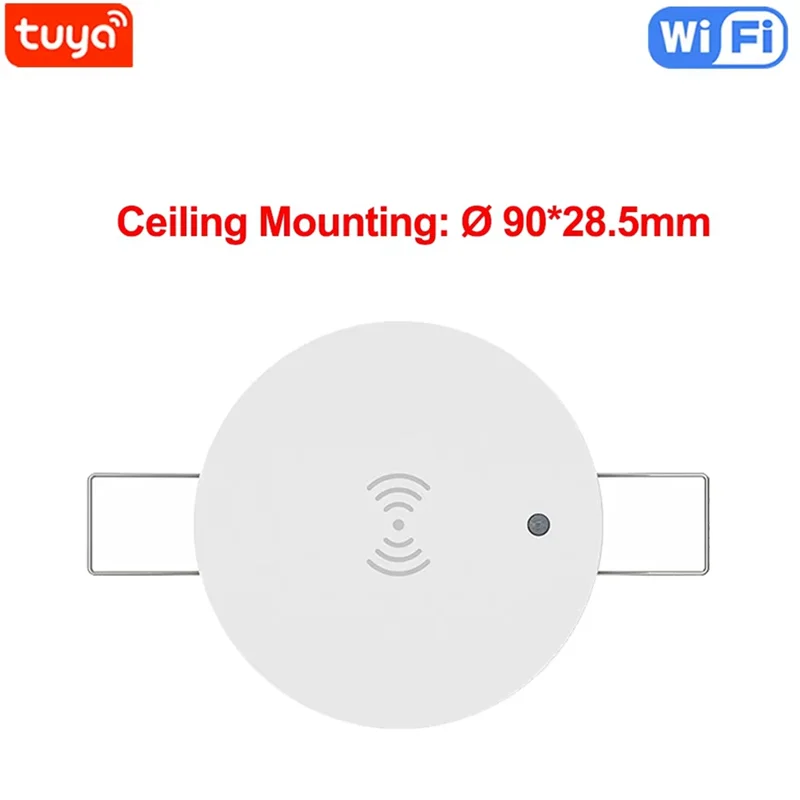 A37T-Tuya Wifi 24G Mmwave Radar presencia humana inteligente con Detector de iluminación soporte interruptor de luz 95-250V