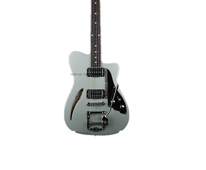 

Caribou Style Semi-Hollow Electric Guitar, Catalina Harbor Green, Brand New