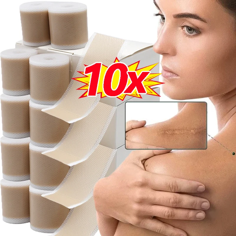 Silicone Scar Patch Skin Repair Sheets Removal Self-Adhesive Tattoo Stretch Mark Tapes Therapy Patch Burn Acne Scar Skin Cares