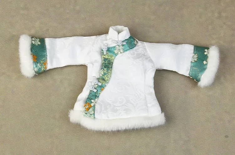1/6 Maßstab Chinesisches Tang-Kostüm für Frauen, bedruckter Hanfu-Pferdegesichtsrock, Kapuzenumhang für 12-Zoll-Soldaten-Actionfigur-Puppe – Detail 16
