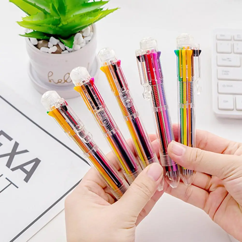 Multipurpose Fine Workmanship 8 Color Writing Gel Pen Home Supplies