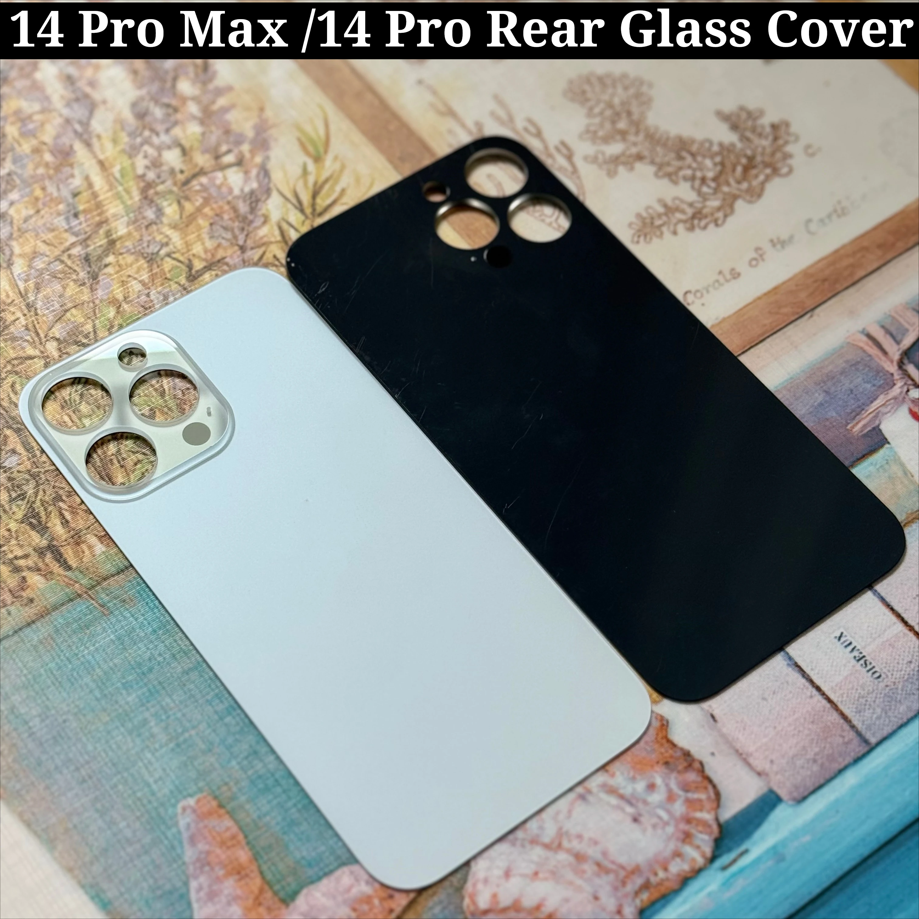 1PCS Back Glass Housing Replacement For iPhone 14 Pro Max /14 Pro Rear Glass Cover Repair Part