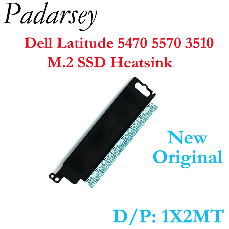 Padarsey original novo m.2 ssd suporte de disco rígido dissipador calor capa para portátil dell latitude 5470 5570 3510 x3yr8 1x2mt