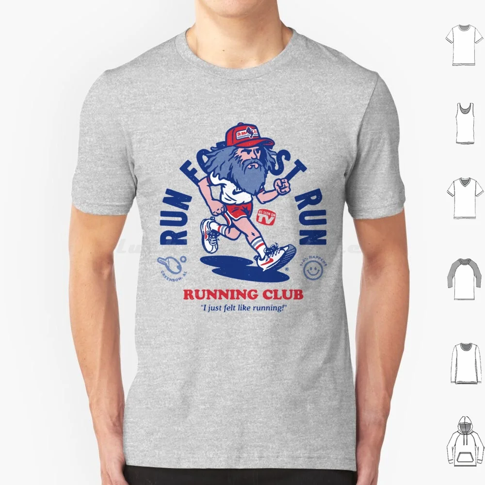 Running Club T Shirt 6xl Cotton Cool Tee Run Running Club Forrest Movie Lover Sports Fan Marathon Walk Walking Runner Wander