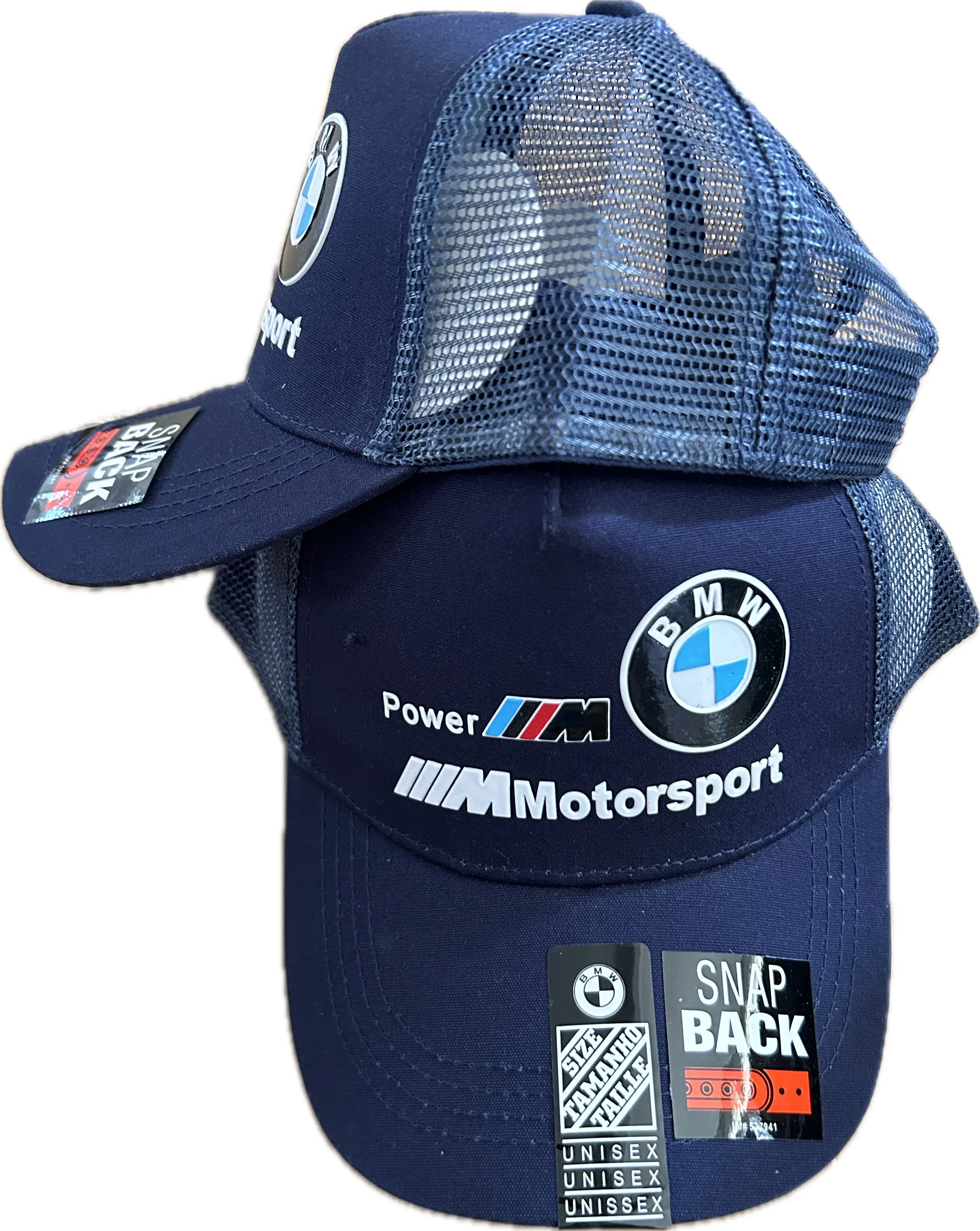 Nieuwe BMW Baseball Cap Heren en Dames Buitensporten Cap BMW Zonnescherm Visserspet Golf Mesh Zonnehoed Eend Tong Cap Zomer