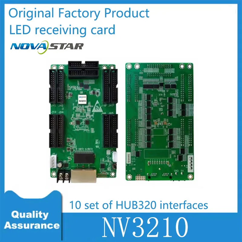 

Светодиодный полноцветный экран Novastar, модуль управления небольшим шагом, приемная карта разъема HUB320 NV3210
