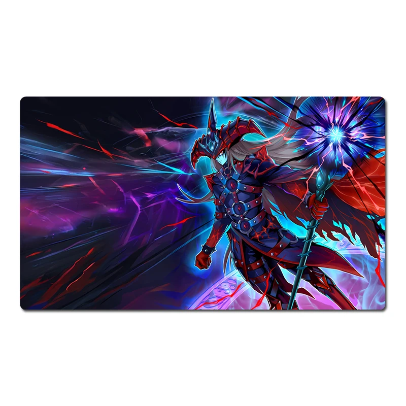 

YuGiOh Playmat Dark Magician of Destruction Trading Card Game Mat TCG CCG Коврик для мыши Настольный коврик Коврик для мыши Бесплатная сумка 60x35 см