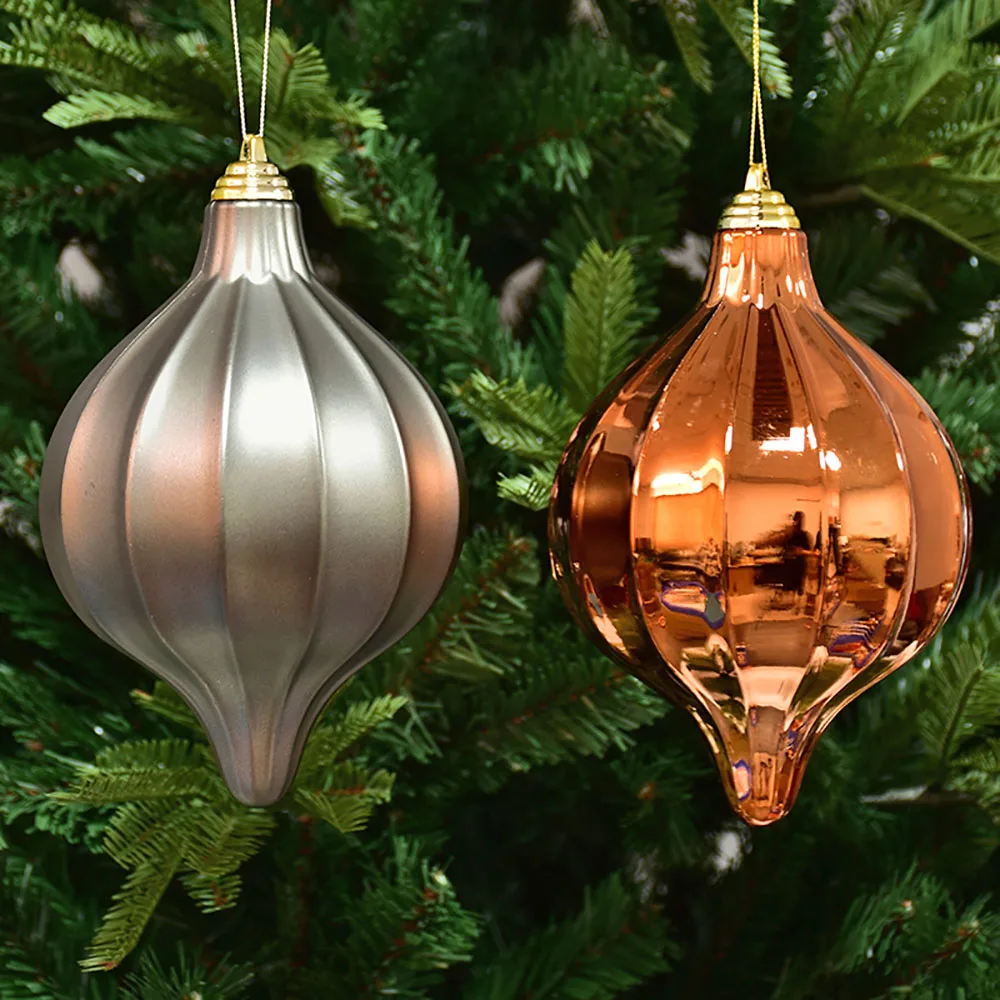 Iron Grey Bronze Christmas Ball Decoration 8/10/12/20cm Christmas Tree Hanging Pendant Balls Garden Indoor Outdoor Home Decor