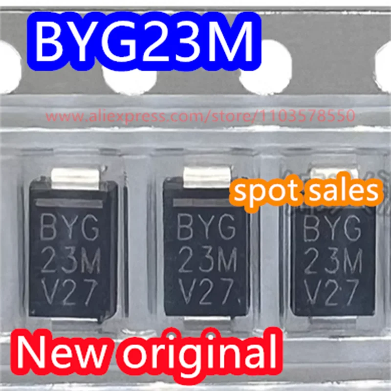 50PCS Surface mounted rectifier BYG22A BYG22B BYG22D BYG23M BYG24D BYG24G BYG24J avalanche diode SMA DO-214AC fast recovery