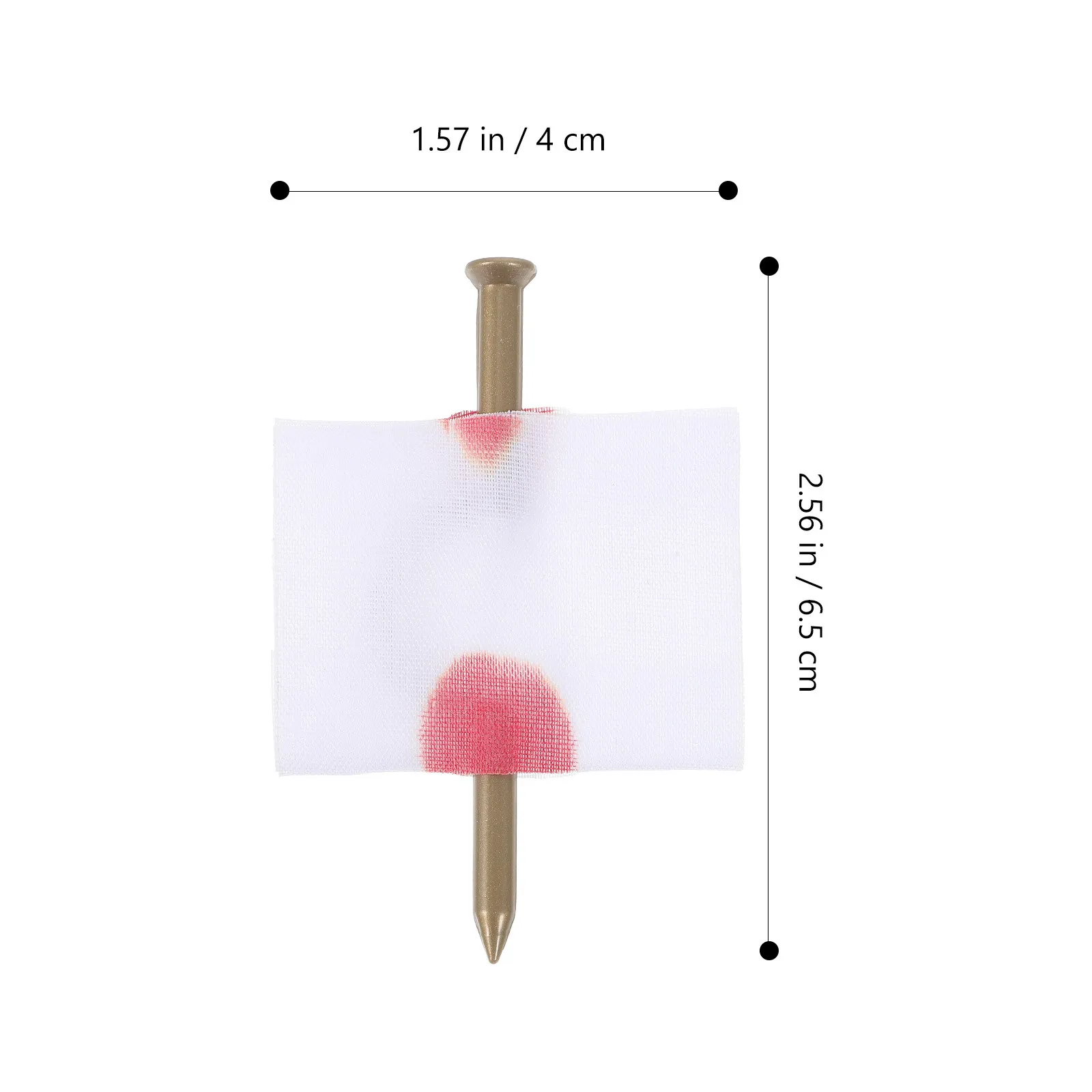 10Pcs Nail Through Finger Spoof Prop High Quality Soft Lightweight Prank Tool for Halloween Masquerade April Fools Day