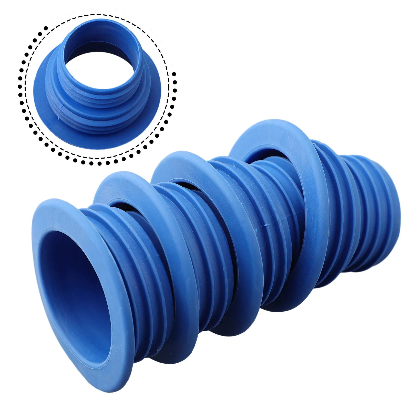 4PCS TPR Silicone Drain Hose Seals for Washing Machine Drain Pipes Sewer Pipe Joints Floor Drain Seals and Leakage Points