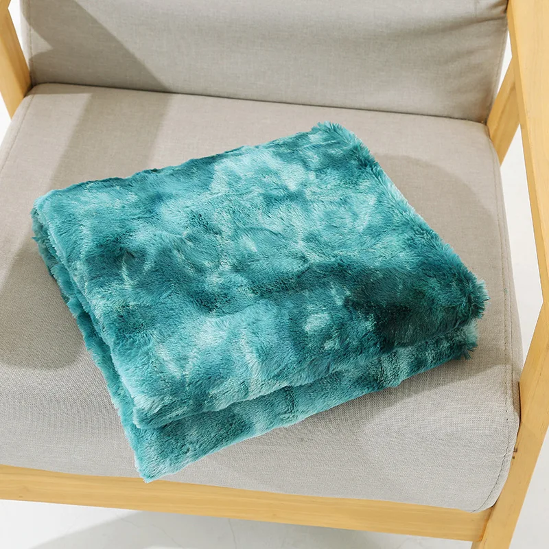 Faux Fur Throw Blanket Pv Plush Sleeping Blanket For Bed Couch Super Soft Lightweight Luxurious Cozy Warm Fluffy Plush Blanket