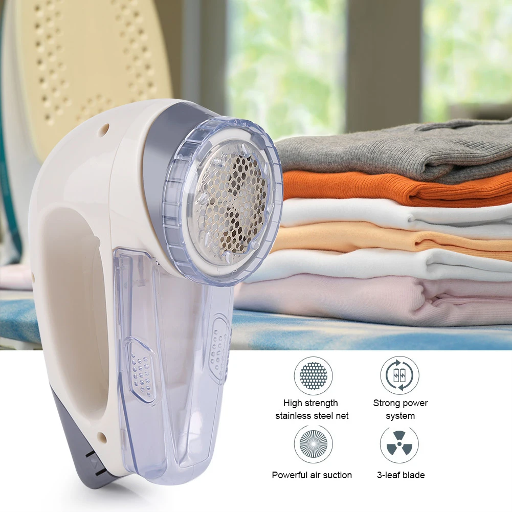 

Portable Battery Powered Fabric Clothes Sweater Lint Remover Fuzz Shaver Removing Machine
