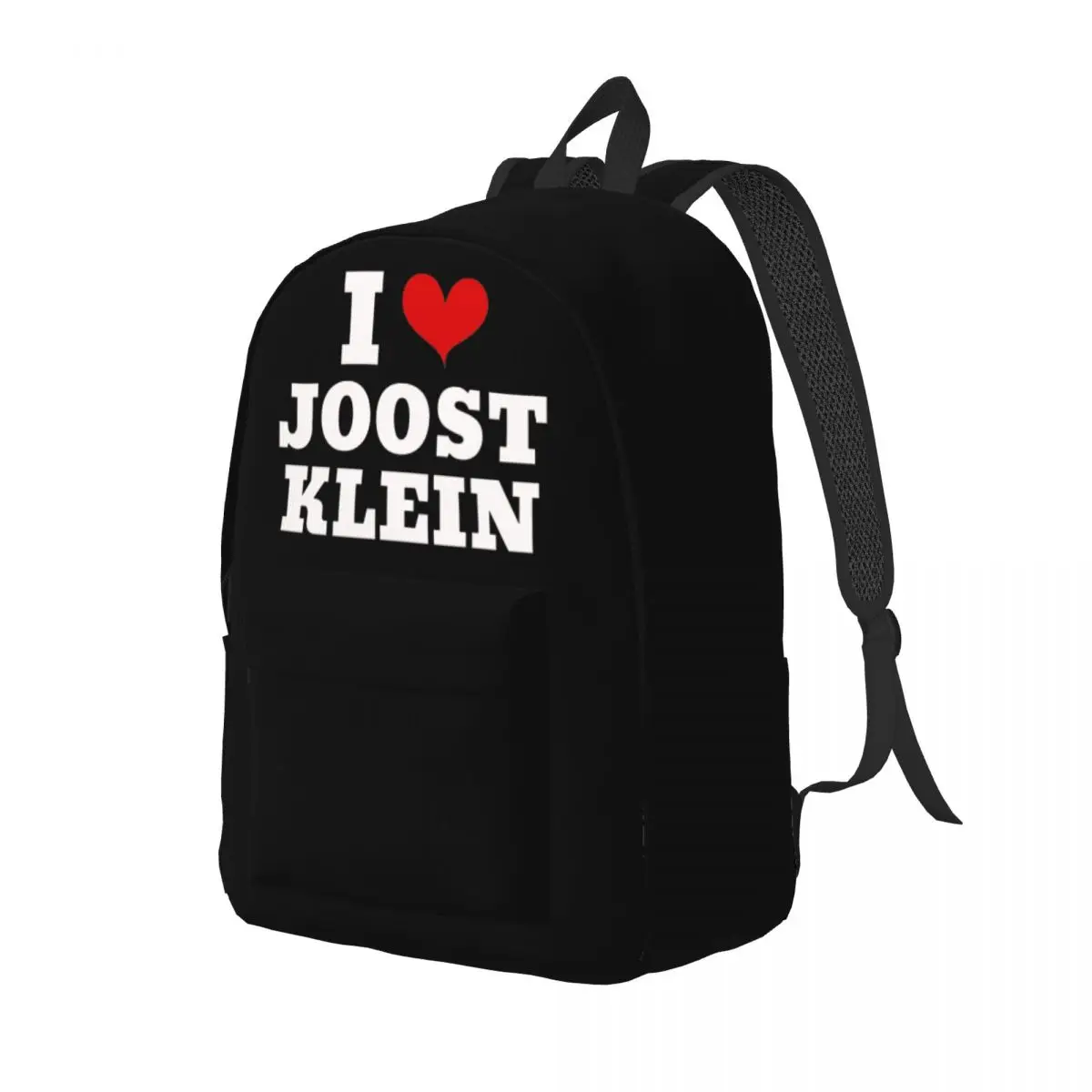 I Love Joost Klein Eurovisions 2024 Backpack Girl Pattern Backpacks Polyester Stylish High School Bags High Quality Rucksack