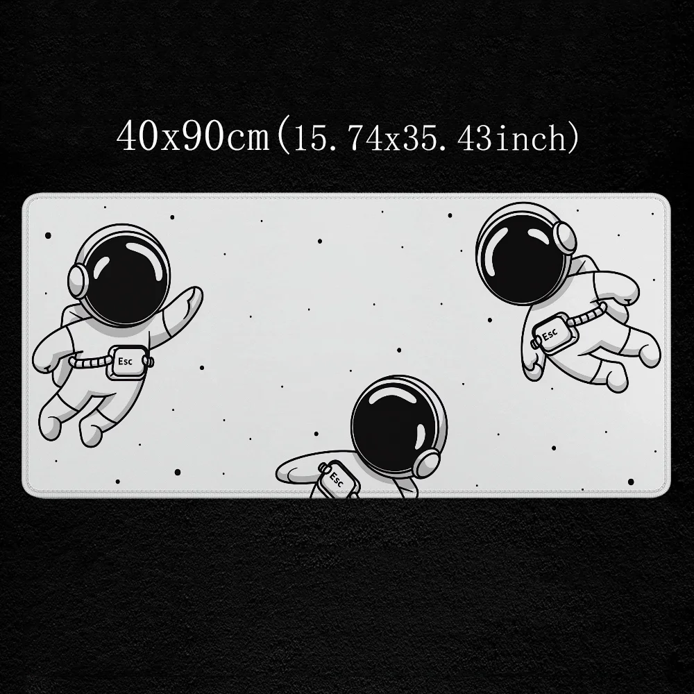 Коврик для мыши гравитационный астронавт Xxl 900x400, коврик для мыши, аксессуары для настольных игр в стиле аниме, Офисный Компьютерный стол, игровые коврики, большой коврик для ПК