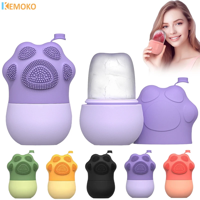 Silicone Ice Cube Bandejas, Beleza Lifting Ice Ball, Rosto Massager, Contorno Olho Roller, Tratamento Facial Reduzir Acne, Cuidados Com A Pele Ferramenta