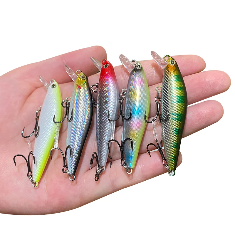 

Slow Sinking Minnow Fishing Lures 5g/7g/10g/14g Jerkbait Bass Pike Trout Long Casting Wobblers Swimbait Professional Hard Bait