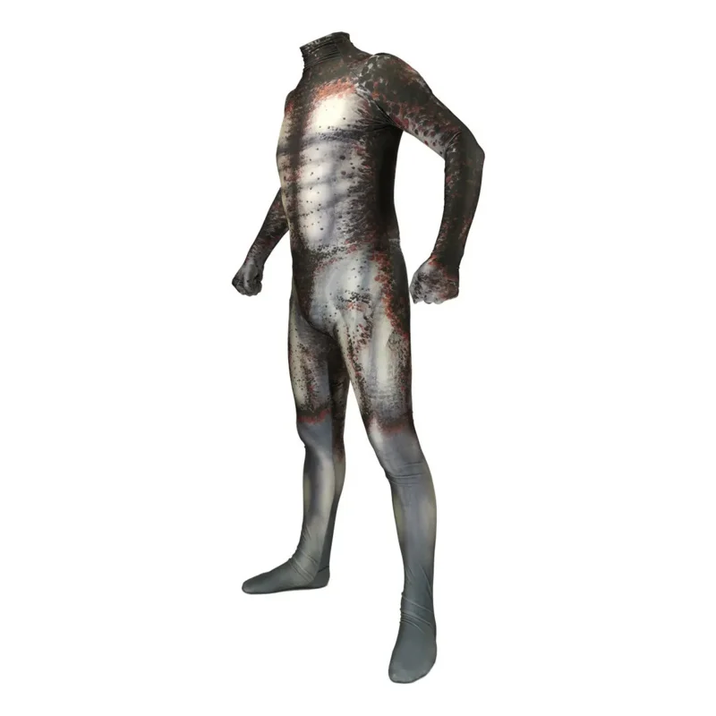 Männliches Raubtier Cosplay Kostüm 3D-Druck Spandex Zentai Männer Raubtier Grund anzug Halloween Superheld Bodysuit Erwachsene Kinder Overalls