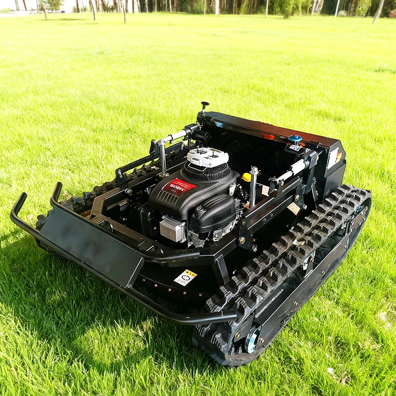 Fast delivery Self Propelled Garden Mower Mowers Lawn Rotary Tracked All Terrain Remote Control Weed Mowing Machine