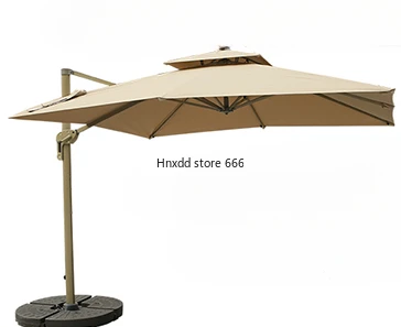 Outdoor Parasol Courtyard Terrace Villa Garden Large Stall Outdoor Roman Umbrella