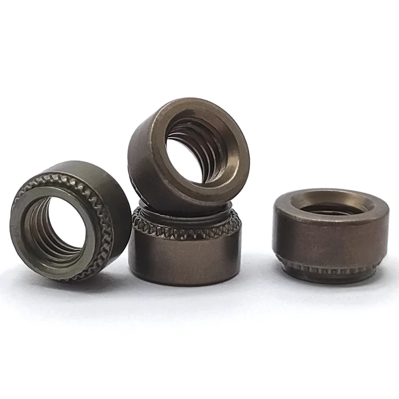 

M3 M4 M5 M6 M8 M10 Black Carbon Steel CLS Self-Clinching Nut Press Insert Rivet Nut Nutsert Rivnut Slab 0.8-3.18mm