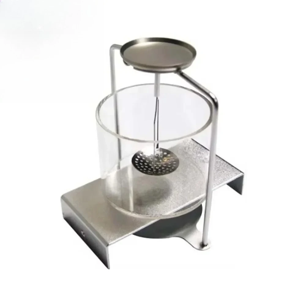 Electronic Balance Jewelry Static Hydrostatic Weighing Device, Including U-shaped Bridge, Bracket, Gemstone Basket, and Water Cu