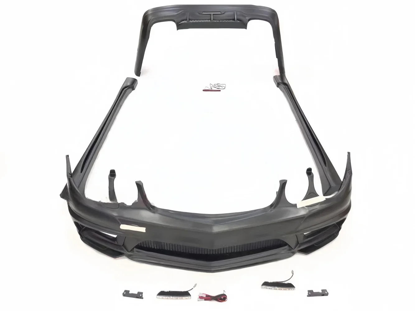 For  E-Class W211 Upgrade WALD Body Kit Front Bumper Rear Bumper Side Skirt Tail Throat