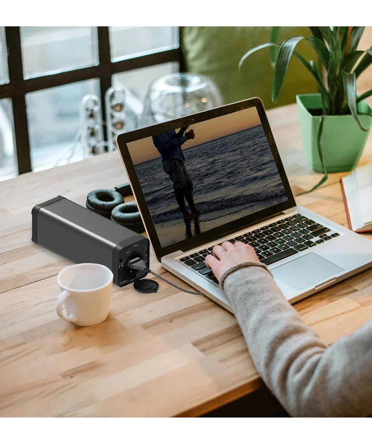 UPS 150Wh Portable Power Bank AC DC 40000mAh USB  Station for Travel Laptop Car Jump